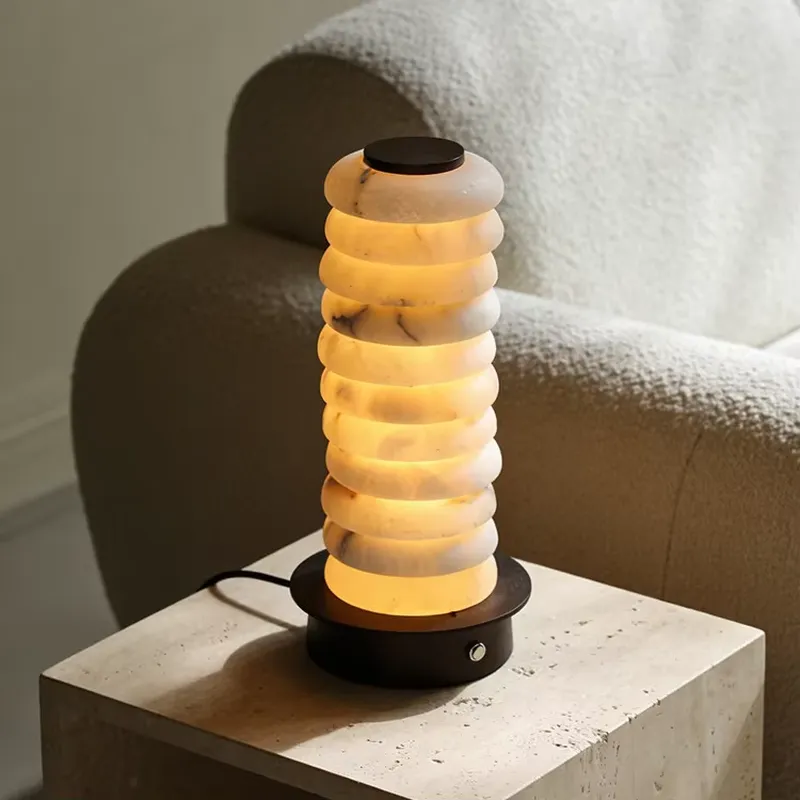โคมไฟตั้งโต๊ะหินอ่อนสเปนดีไซน์ - Solar Lamp บทวิจารณ์และราคา