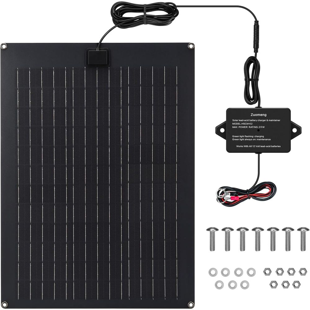 เครื่องชาร์จแบตเตอรี่พลังงานแส - Solar Panel บทวิจารณ์และราคา